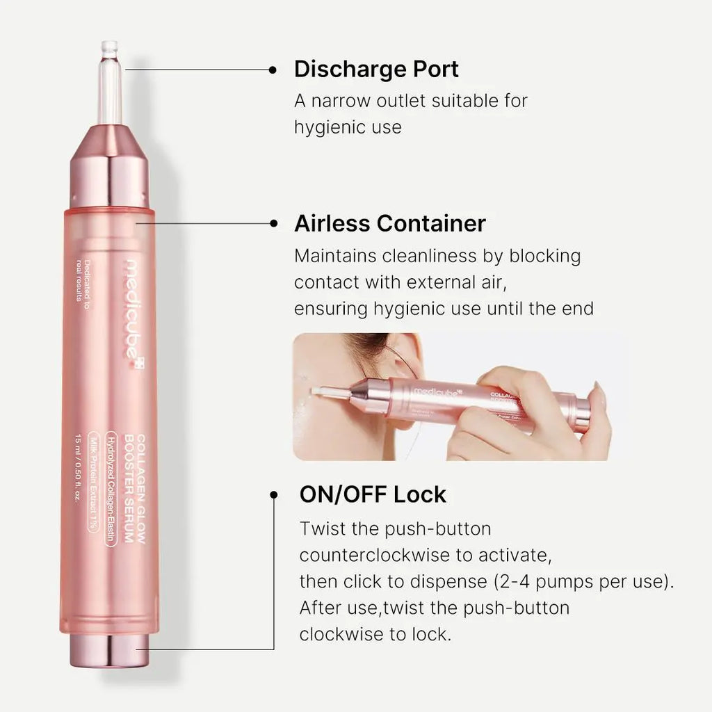 [Medicube] Milky Glow Lock Collagen Duo L Collagen Glazed Milky Glow Wrapping Mask (20-Min Use) + Collagen Glow Booster Milk Serum for Hydration & Radiance, Korean Skincare, K-Beauty